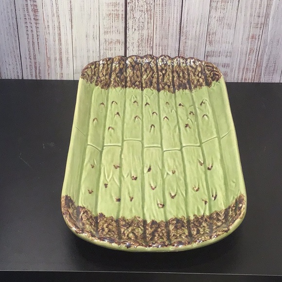 Bordallo Pinheiro Dining Bordallo Pinheiro Ceramic Asparagus Dish